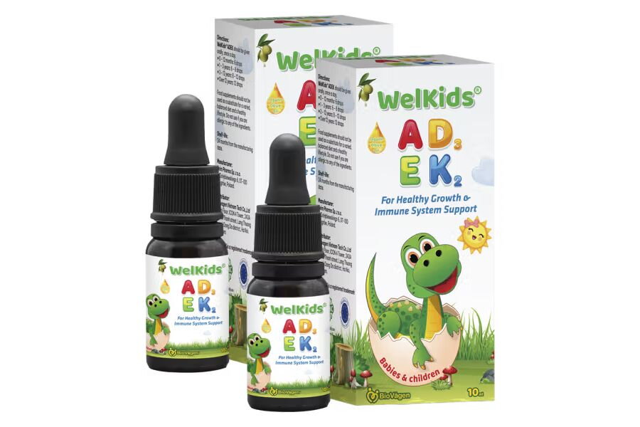 WELKIDS ADEK – Giải Pháp Bổ Sung Vitamin Tan Trong Dầu Toàn Diện Cho Trẻ Em